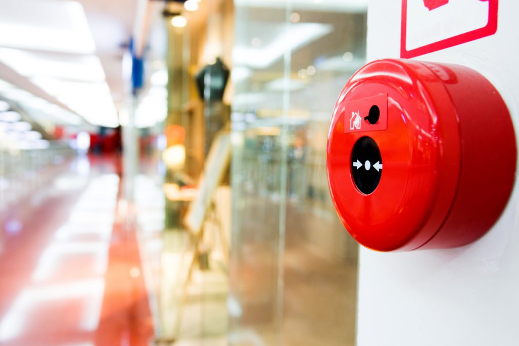 Fire alarm button system