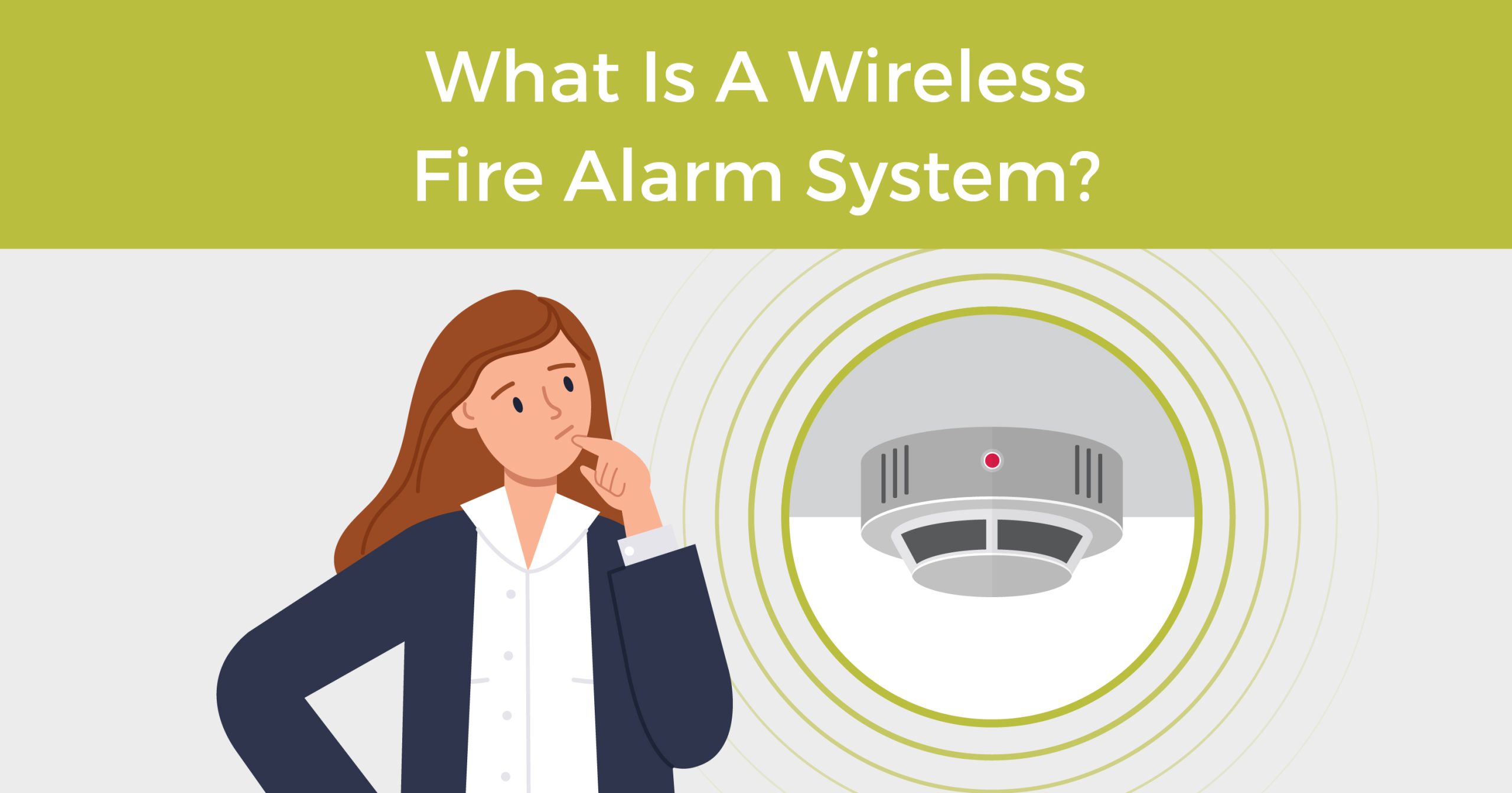 What is a wireless fire alarm system?